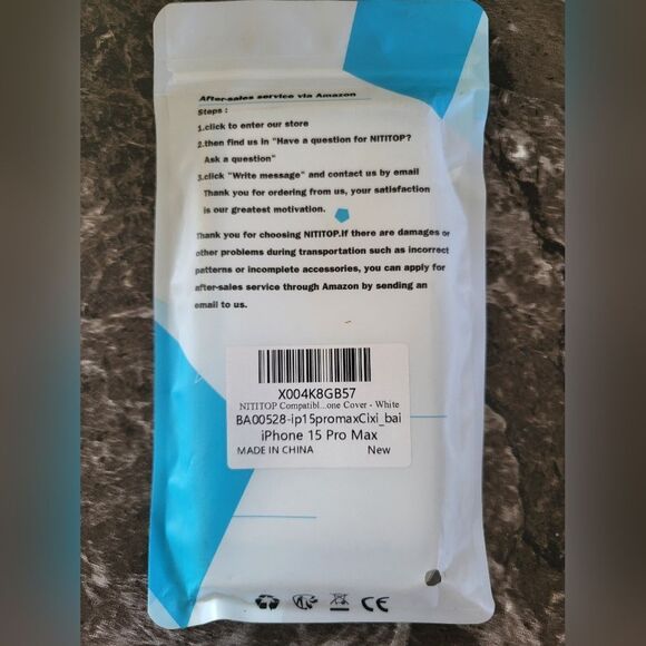 NITITOP Iphone 15 Pro Max Clear Fashion Phone Case With Bows - Picture 2 of 2